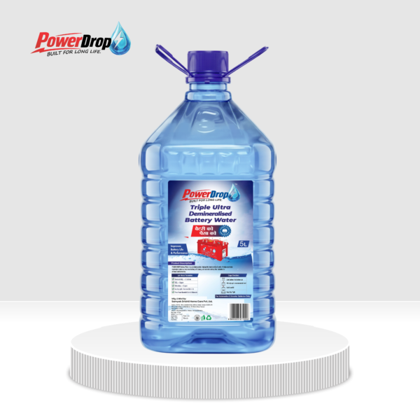 PowerDrop Triple Ultra Demineralised Battery Water